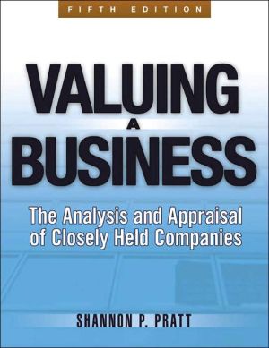 Book Valuing a Business, 5th Edition: The Analysis and Appraisal of Closely Held Companies (McGraw-Hill Library of Investment and Finance) free