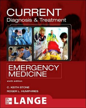 Book CURRENT Diagnosis and Treatment Emergency Medicine (LANGE CURRENT Series) free