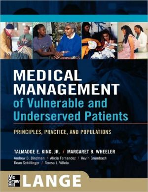 Book Medical Management of Vulnerable and Underserved Patients: Principles, Practice, and Populations free