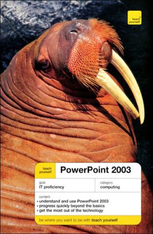 Book Teach yourself Powerpoint 2003 free