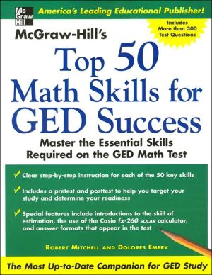 Book McGraw -Hill's Top 50 Math Skills For GED Success free