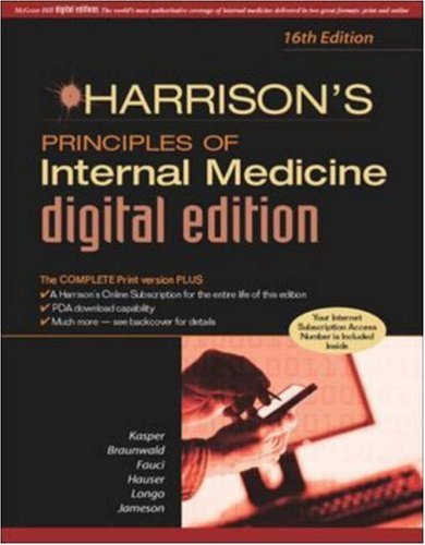 Book Harrison's Principles of Internal Medicine, 16/e Digital Edition free