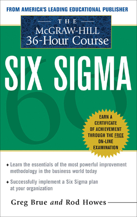 Book The McGraw Hill 36 Hour Six Sigma Course (McGraw-Hill 36-Hour Courses) free