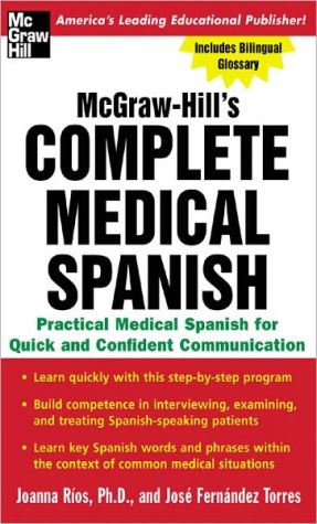 Book McGraw-Hill's Complete Medical Spanish free