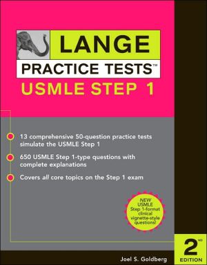 Book Lange Practice Tests for the USMLE Step 1 (LANGE Reviews USMLE) free