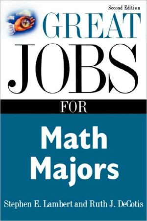 Book Great Jobs for Math Majors, Second ed. (Great Jobs For…Series) free