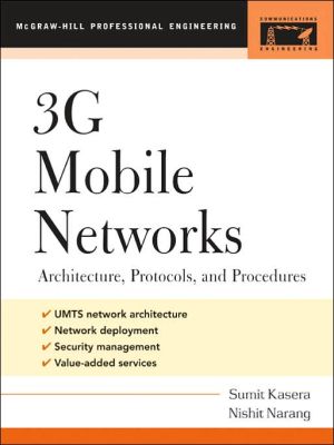 Book 3G Mobile Networks (McGraw-Hill Professional Engineering) free