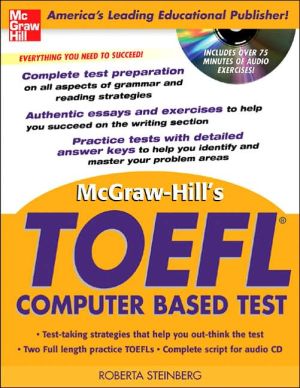 Book McGraw-Hill's TOEFL CBT with Audio CD (McGraw-Hill's TOEFL CBT (W/CD)) free