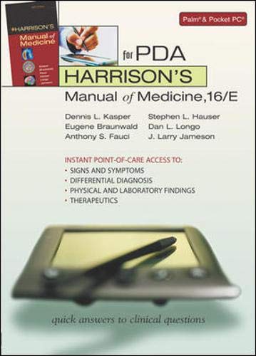 Book Harrison's Manual of Medicine for Pda (Mobile Consult) free