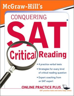 Book McGraw-Hill's Conquering the New SAT Critical Reading free