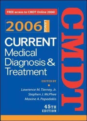 Book Current Medical Diagnosis & Treatment, 2006 (Current Medical Diagnosis and Treatment) free