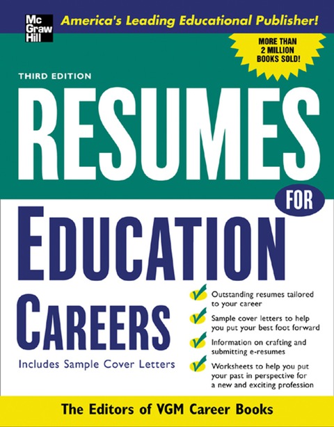 Book Resumes for Education Careers (McGraw-Hill Professional Resumes) free