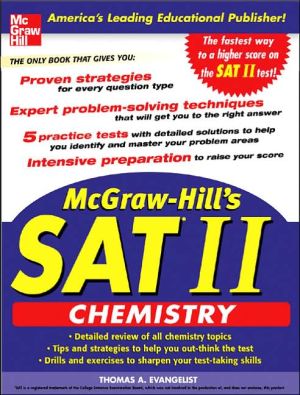Book McGraw-Hill's SAT Subject Test: Chemistry (McGraw-Hill Education SAT Subject Test Chemistry) free