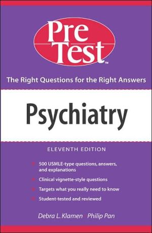 Book Psychiatry: PreTest Self-Assessment and Review, Eleventh Edition (PRETEST SERIES) free