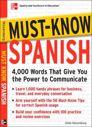 Book Must-Know Spanish: Essential Words For A Successful Vocabulary free