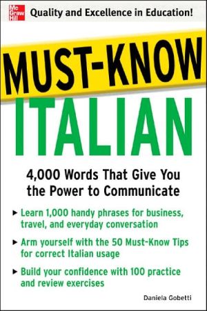 Book Must-Know Italian: 4,000 Words That Give You the Power to Communicate free