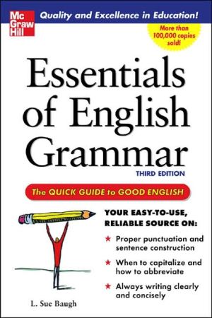 Book Essentials of English Grammar: A Quick Guide To Good English free