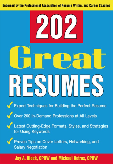 Book 202 Great Resumes free
