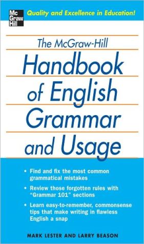 Book The McGraw-Hill Handbook of English Grammar and Usage free