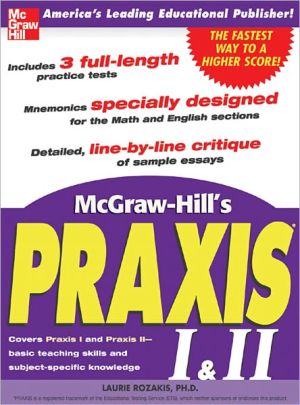 Book McGraw-Hill's Praxis I & II Exam free