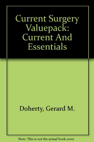Book Current Surgery Valuepack (current And Essentials) (lange Current Series) free
