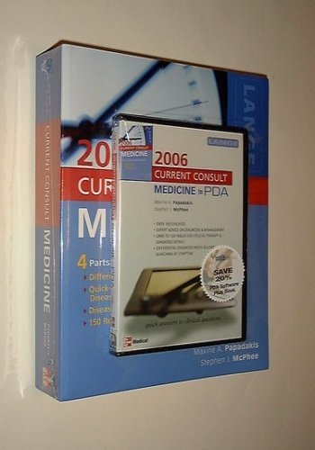Book Current Consult Medicine 2006 Book/pda Value Pack free