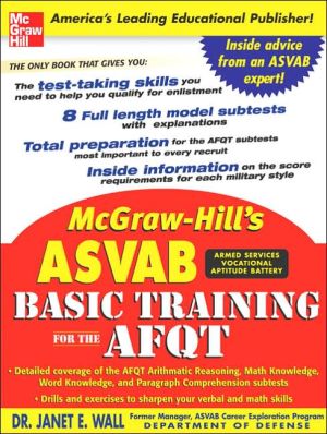 Book McGraw-Hill's ASVAB Basic Training for the AFQT (McGraw-Hill's ASVAB Basic Training for the Afqt (Armed Forces) free