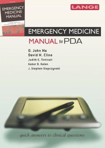 Book Emergency Medicine Manual 6e for the PDA (Mobile Consult) free