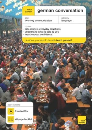 Book Teach Yourself German Conversation (3CDs + Guide) (TY: Conversation) free