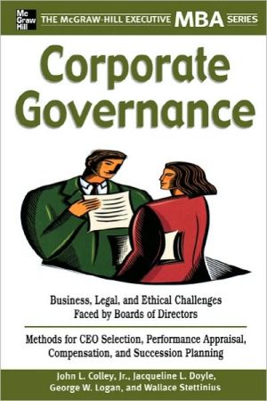 Book Corporate Governance (Executive MBA Series) free