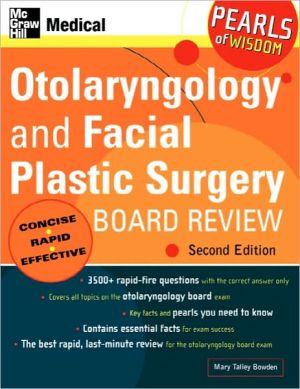 Book Otolaryngology and Facial Plastic Surgery Board Review: Pearls of Wisdom, Second Edition free