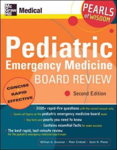 Book Pediatric Emergency Medicine Board Review: Pearls Of Wisdom free