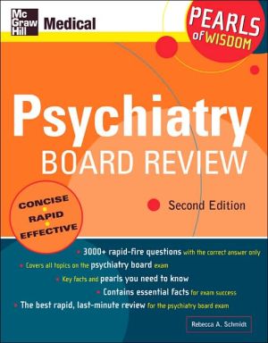 Book Psychiatry Board Review: Pearls Of Wisdom, Second Edition free