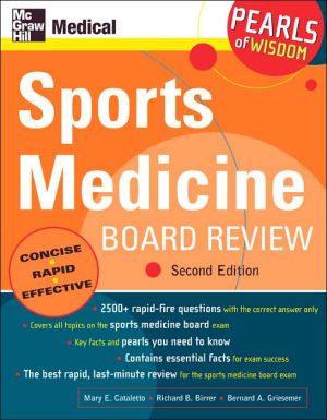 Book Sports Medicine Board Review (Pearls of Wisdom) free