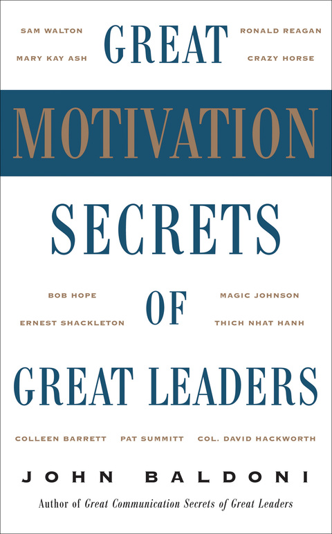 Book Great Motivation Secrets of Great Leaders (POD) free