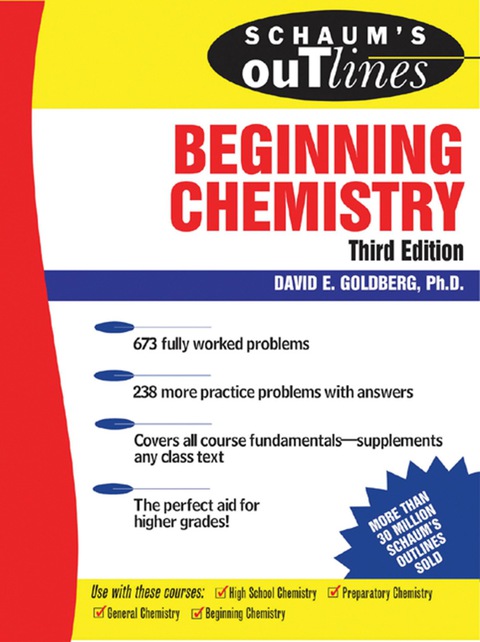 Book Schaum's Outline of Beginning Chemistry, 3rd ed free