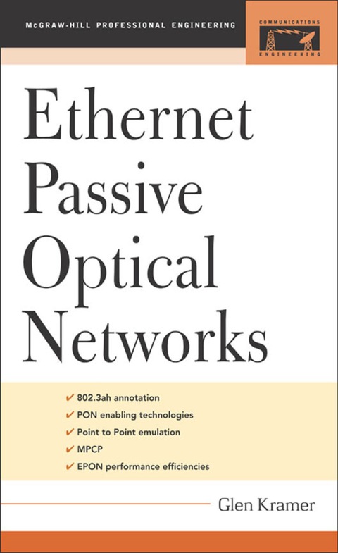 Book Ethernet Passive Optical Networks (Professional Engineering) free