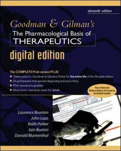 Book Goodman and Gilman's Pharmacological Basis of Therapeutics Digital Edition free