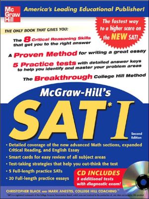 Book McGraw-Hill's SAT I with CD-Rom, Second edition (McGraw Hill's College Review Books) free