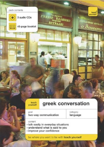 Book Teach Yourself Greek Conversation (3CDs + Guide) (TY: Conversation) free