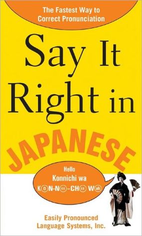 Book Say It Right In Japanese (Say It Right! Series) free