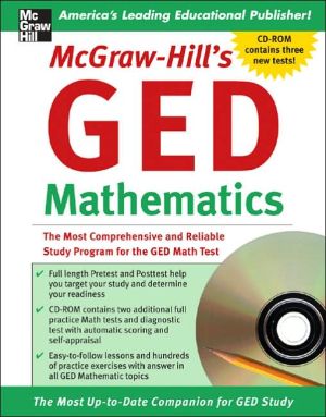 Book McGraw-Hill's GED Mathematics Book w/CD-ROM (Test-Taking Skills) free