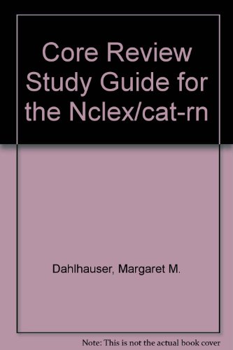 Book Core Review Study Guide For The Nclex/cat-rn free