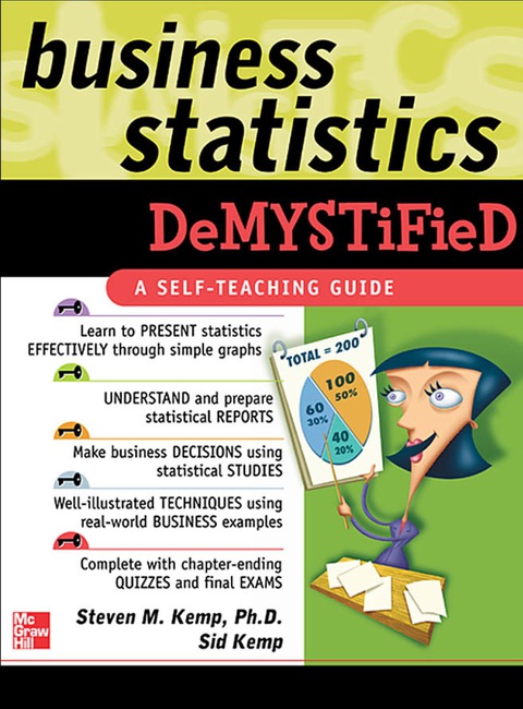 Book Business Statistics Demystified: A Self-teaching Guide free