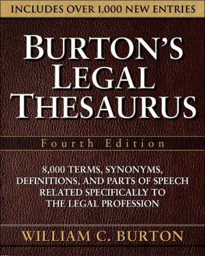 Book Burton's Legal Thesaurus, Fourth Edition free