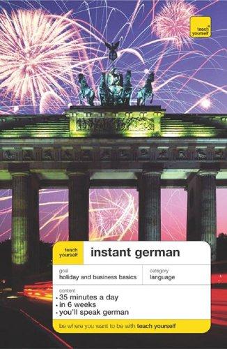 Book Teach Yourself Instant German Package (Book+2CDs) (TY: Language Guides) free