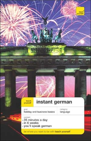 Book Teach Yourself Instant German (Book Only) (TY: Language Guides) free