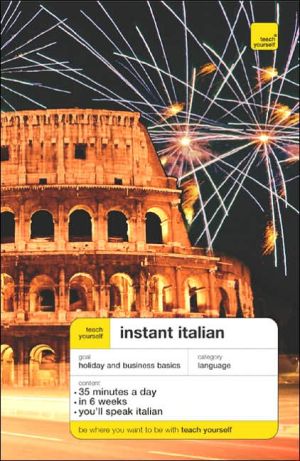 Book Teach Yourself Instant Italian (Book Only) (Teach Yourself Language) free