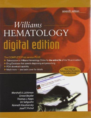 Book Williams Hematology Digital Edition free