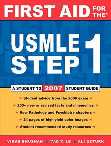 Book First Aid for the USMLE Step 1: 2007 free